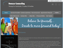 Tablet Screenshot of owassocounseling.com